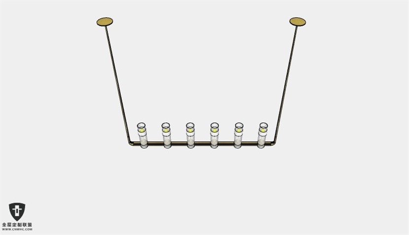 SketchUp草图大师天花灯Loft工业风灯具吊灯SU模型下载Loft-045SKP模型