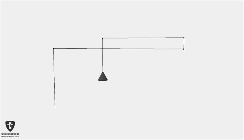 SketchUp草图大师天花灯Loft工业风灯具吊灯SU模型下载Loft-171SKP模型