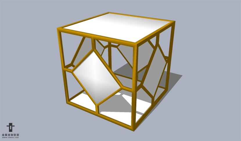 SketchUp草图大师方边几SU模型Sideboard-031SKP模型