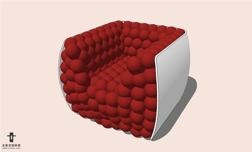 SketchUp草图大师单人沙发SU模型下载-Sofa-011SKP模型