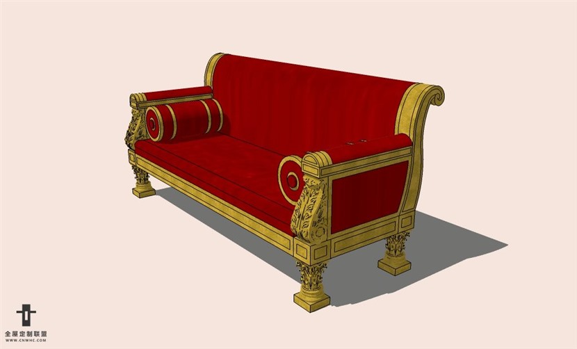 SketchUp草图大师多人沙发SU模型下载-Sofa-130SKP模型