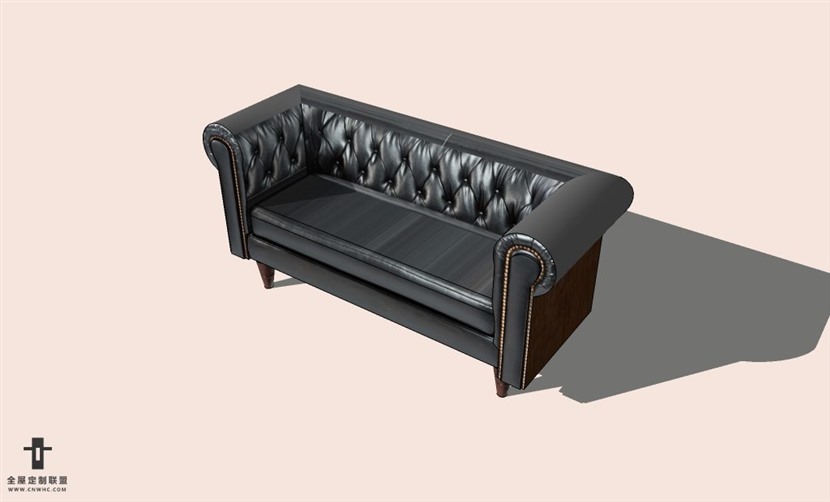 SketchUp草图大师多人沙发SU模型下载-Sofa-156SKP模型