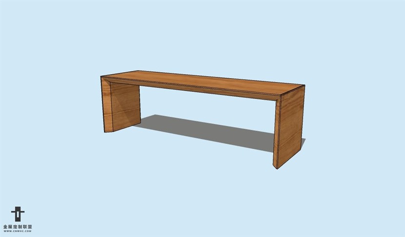 SketchUp草图大师方餐桌子SU模型Table-001SKP模型