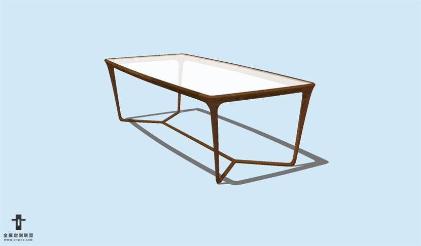 SketchUp草图大师方餐桌子SU模型下载Table-015SKP模型