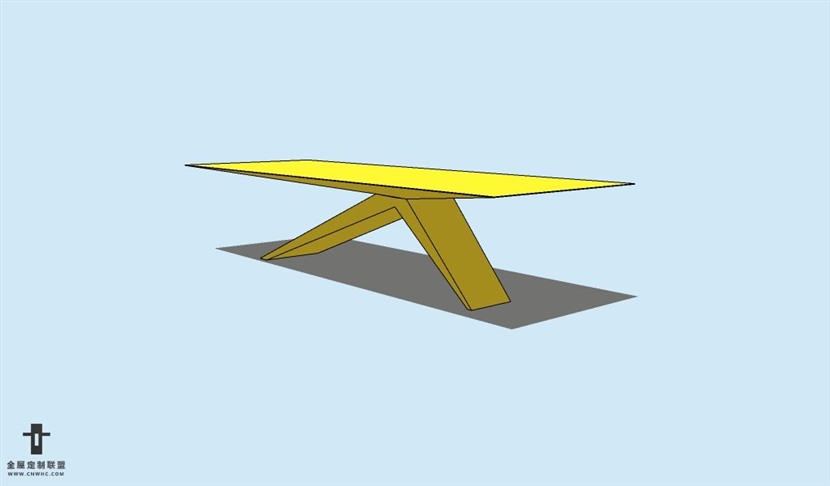 SketchUp草图大师方餐桌子SU模型Table-033SKP模型