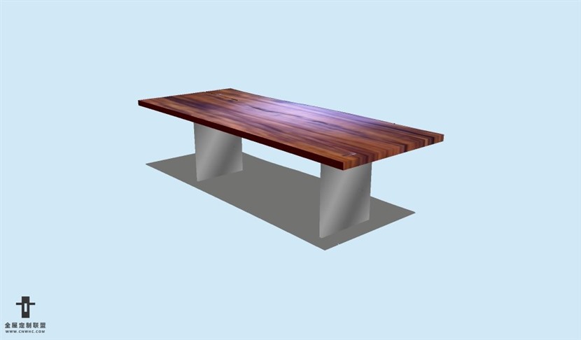 SketchUp草图大师方餐桌子SU模型Table-046SKP模型