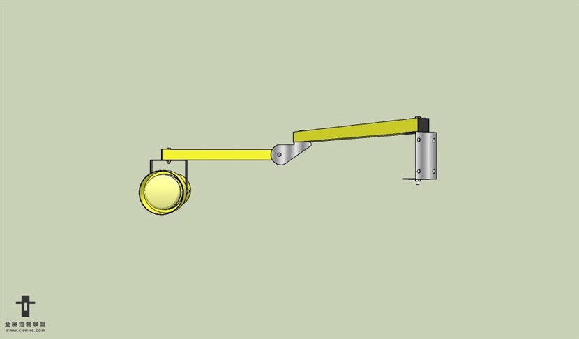 SketchUp草图大师现代风格壁灯SU模型下载Wall light-047SKP模型