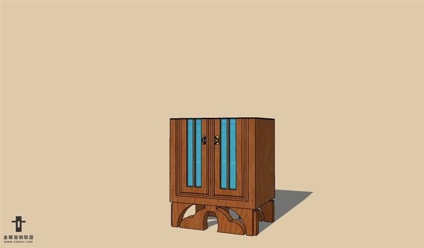 SketchUp草图大师欧式衣橱衣柜SU模型Wardrobe-011SKP模型