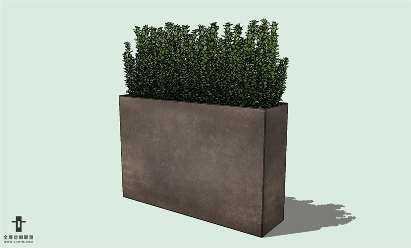 SketchUp草图大师室内植物盆景花草盆栽SU模型下载plants-082SKP模型