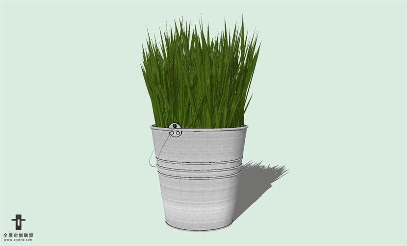 SketchUp草图大师室内植物盆景花草盆栽SU模型下载plants-102SKP模型