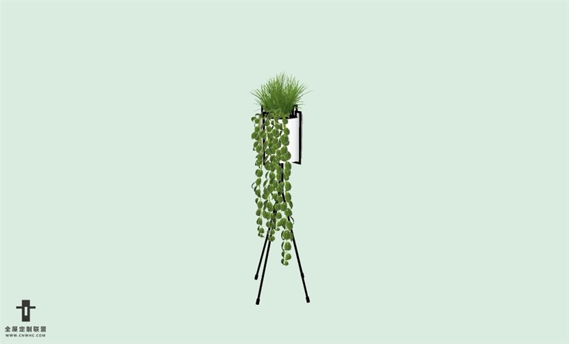 SketchUp草图大师室内植物盆景花草盆栽SU模型下载plants-142SKP模型