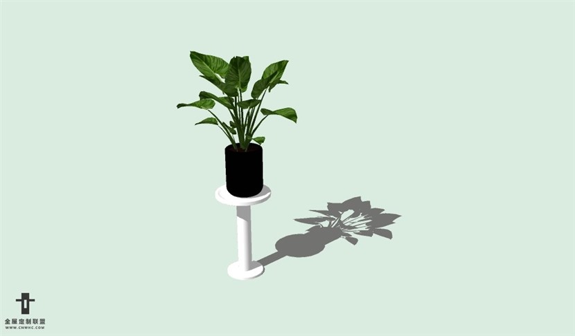 SketchUp草图大师室内植物盆景花草盆栽SU模型下载plants-161SKP模型