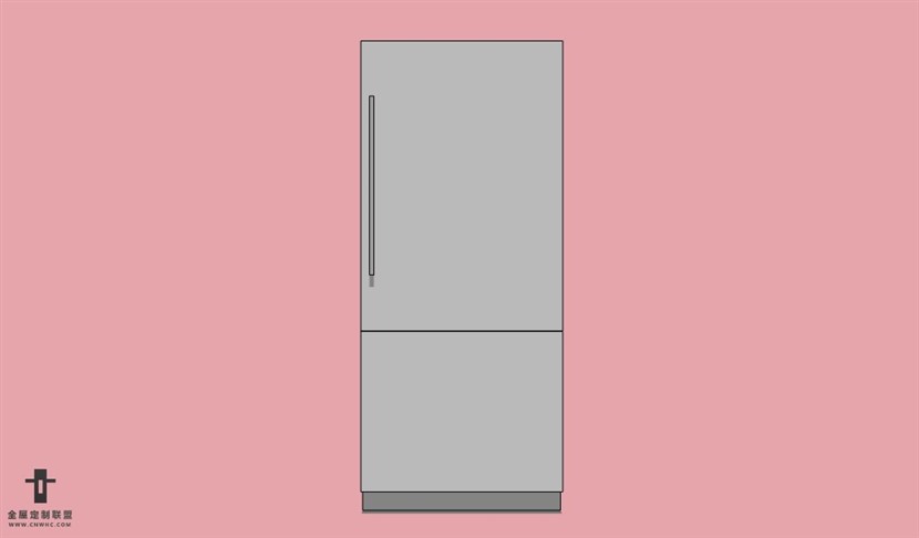 SketchUp草图大师电器冰箱SU模型Refrigerator-009SKP模型