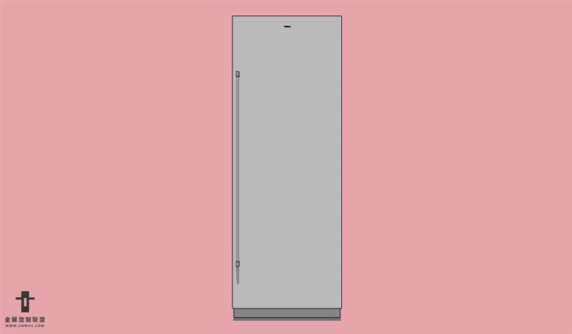 SketchUp草图大师电器冰箱SU模型Refrigerator-011SKP模型