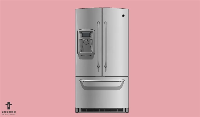 SketchUp草图大师电器冰箱SU模型下载Refrigerator-014SKP模型