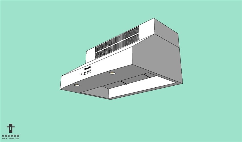 SketchUp草图大师厨房设备抽油烟机SU模型Skiss-006SKP模型