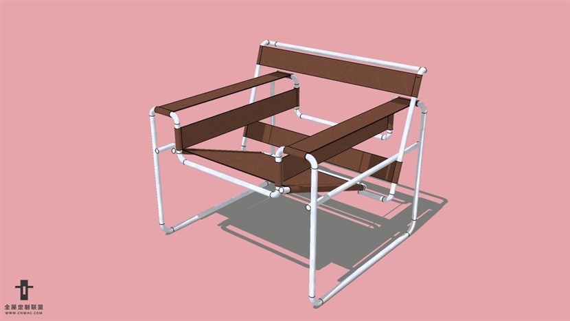 SketchUp精品扶手单椅子模型草图大师扶手椅模型下载-Armchair-073SKP模型