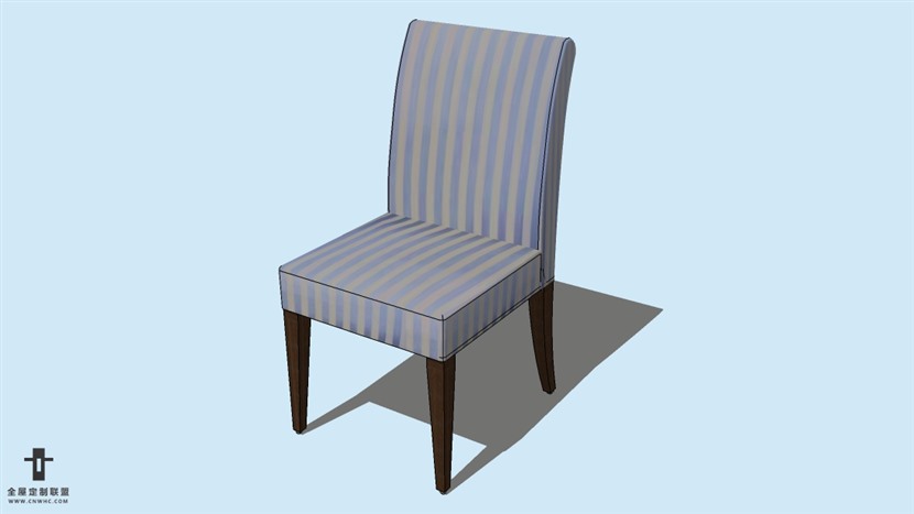 SketchUp精品无扶手椅子模型草图大师椅子模型下载-Chair-070SKP模型