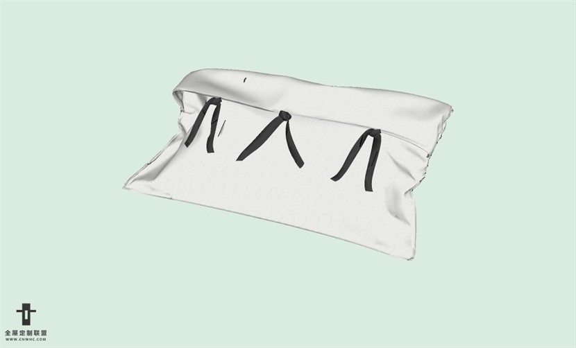 SketchUp草图大师精品布艺抱枕模型下载-pillows-392SKP模型