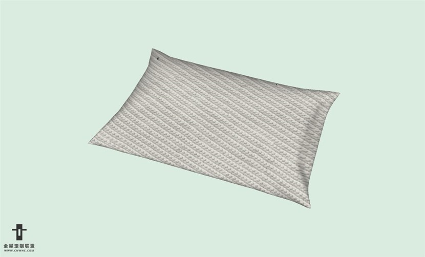 SketchUp草图大师精品布艺抱枕模型下载-pillows-394SKP模型