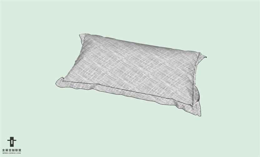 SketchUp草图大师精品布艺抱枕模型下载-pillows-403SKP模型