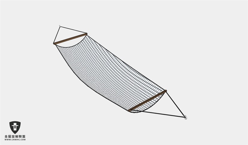 室外家具吊床秋千SketchUp模型库草图大师模型下载006