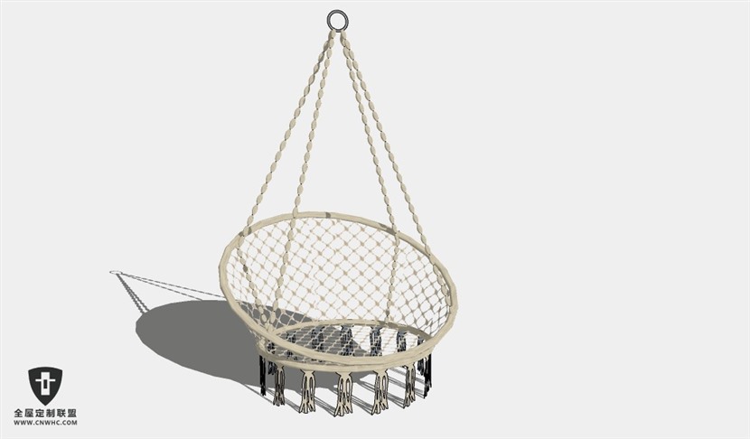 室外家具吊床秋千SketchUp模型库草图大师模型下载013