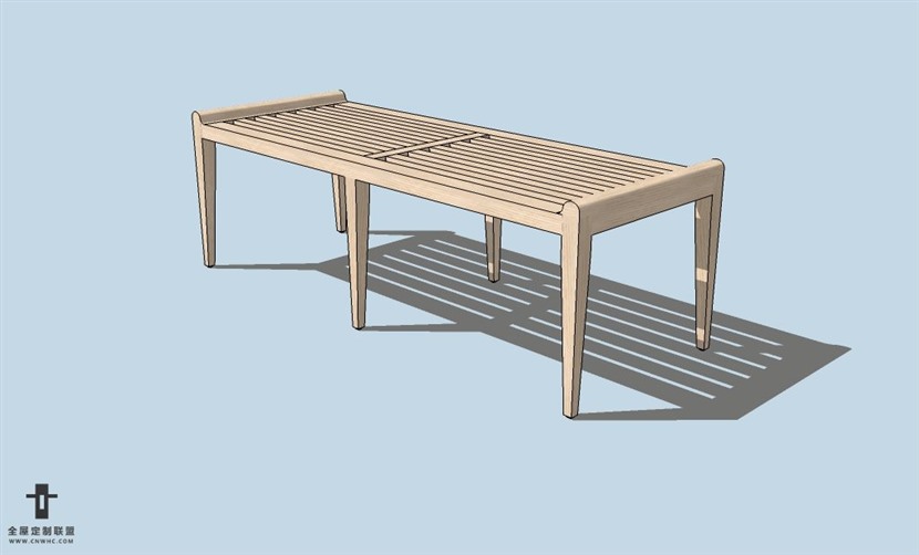 SketchUp草图大师精品现代简约边几模型下载-034SKP模型