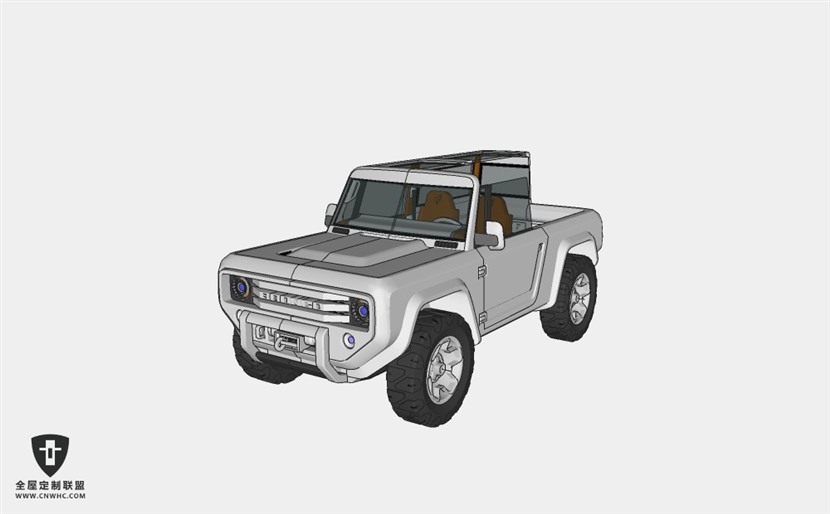 福特汽车Bronco_concept04_WIP_56 SUV越野车轿车SketchUp模型库草图大师模型下载