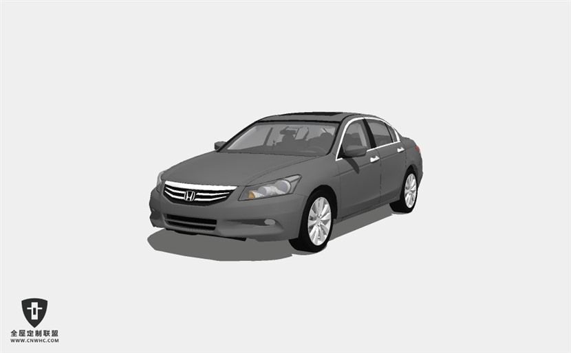 本田小轿车汽车Honda-Accord-3 SketchUp模型库草图大师模型下载