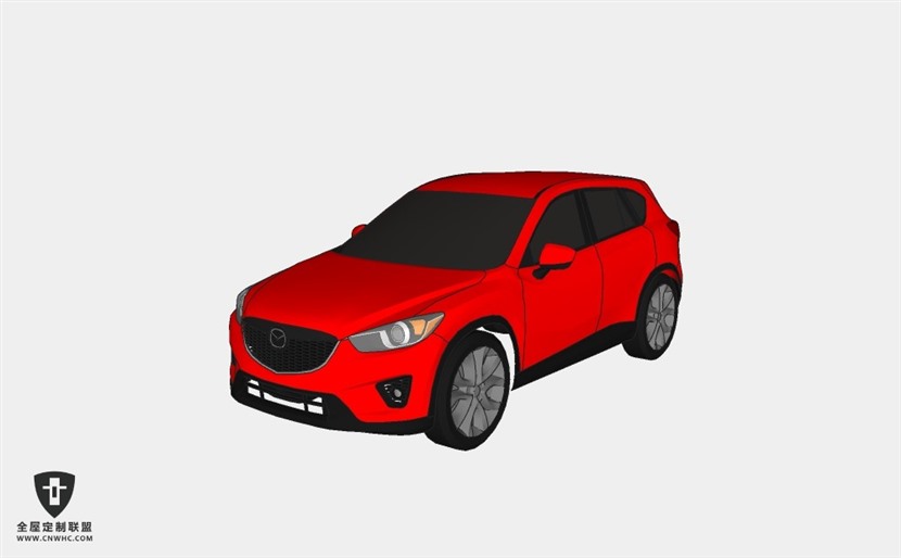 马自达汽车Mazda CX-5轿车SketchUp模型库草图大师模型下载