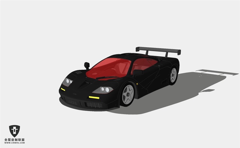 迈凯伦跑车McLaren F1超跑 SketchUp模型库草图大师模型下载