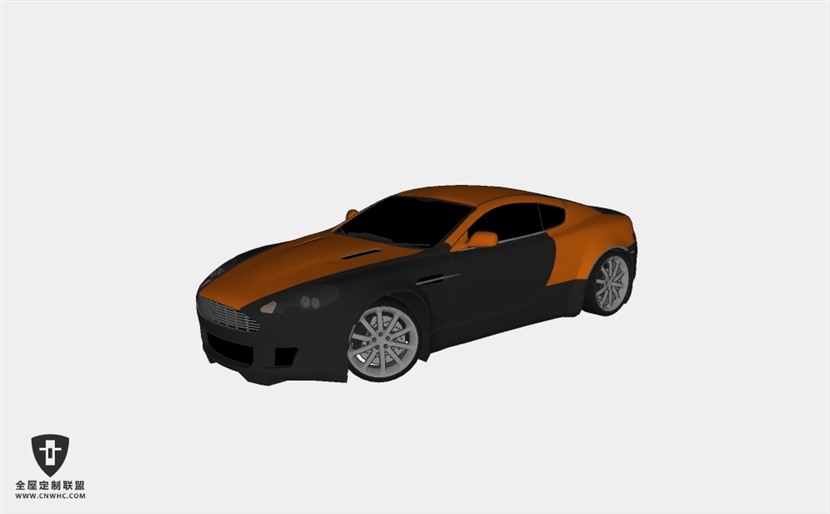 阿斯顿马丁轿车汽车Tuned-Aston-Martin-db9 SketchUp模型库草图大师模型下载