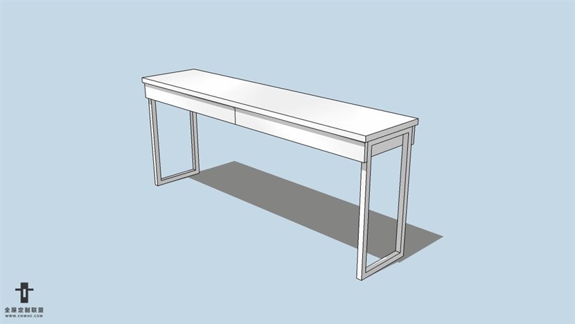 SketchUp草图大师宜家现代风格家边几skp模型下载-090