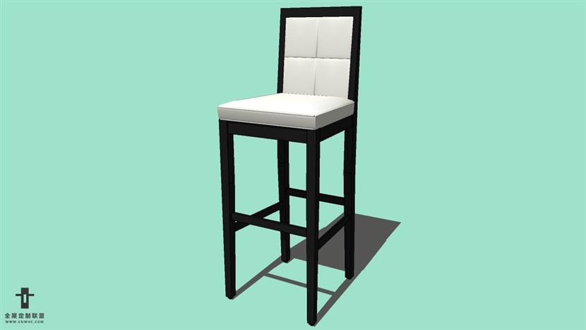 SketchUp精品吧台椅模型草图大师吧台椅子模型下载-Bar Stool-001SKP模型