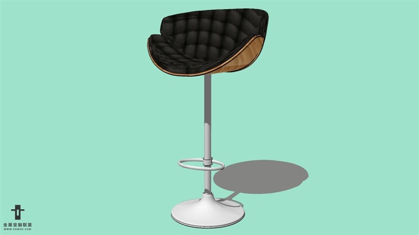 SketchUp精品吧台椅模型草图大师吧台椅子模型下载-Bar Stool-004SKP模型