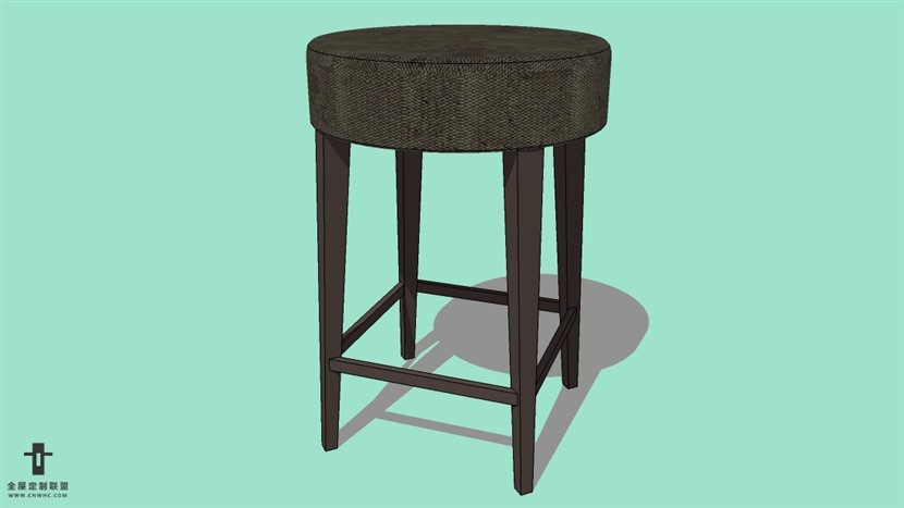 SketchUp精品吧台椅模型草图大师吧台椅子模型下载-Bar Stool-009SKP模型