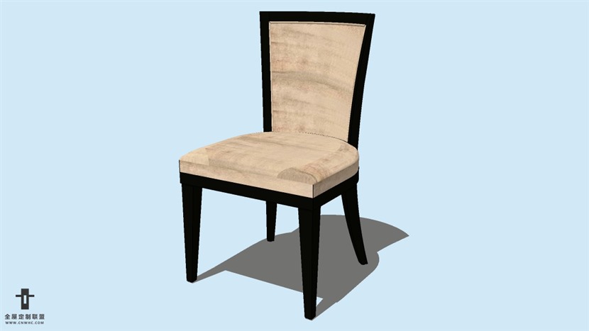 SketchUp精品无扶手椅子模型草图大师椅子模型下载-Chair-074SKP模型