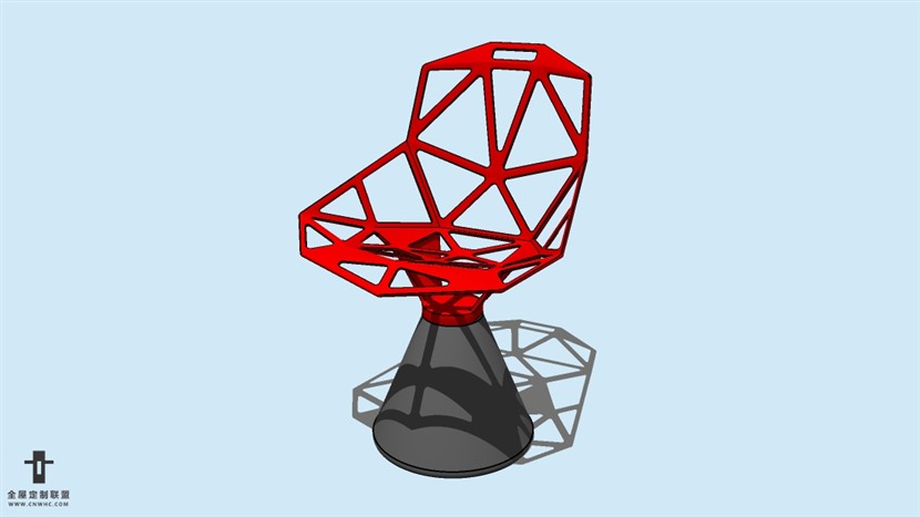 SketchUp精品无扶手椅子模型草图大师椅子模型下载-Chair-078