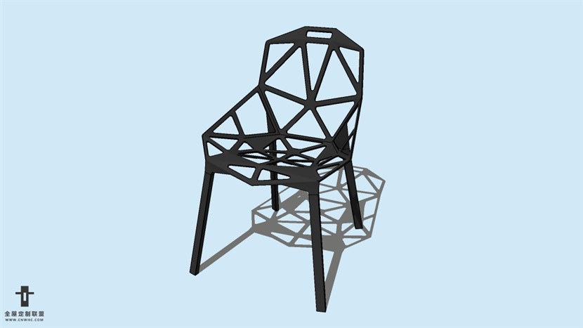 SketchUp精品无扶手椅子模型草图大师椅子模型下载-Chair-085