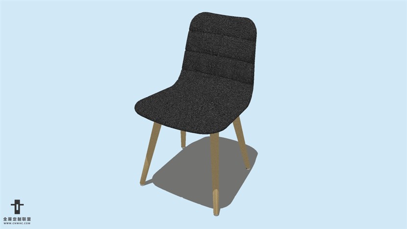 SketchUp精品无扶手椅子模型草图大师椅子模型下载-Chair-091SKP模型