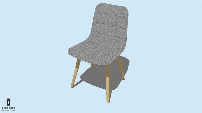 SketchUp精品无扶手椅子模型草图大师椅子模型下载-Chair-092SKP模型