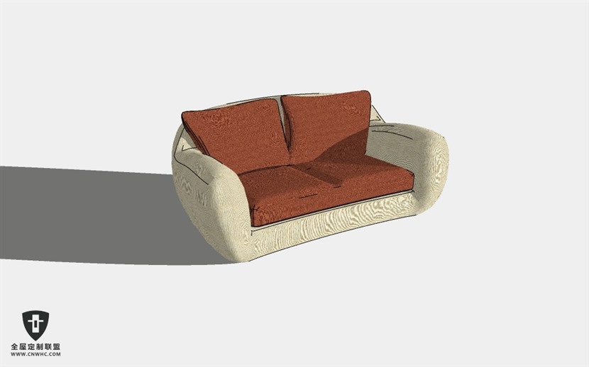 家具组合沙发SketchUp模型库草图大师模型下载Sofa-028