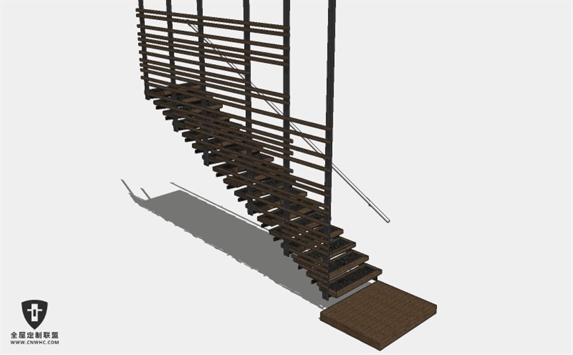 旋转楼梯SketchUp模型库草图大师模型下载032