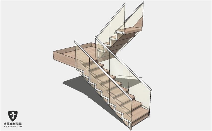 旋转楼梯SketchUp模型库草图大师模型下载033