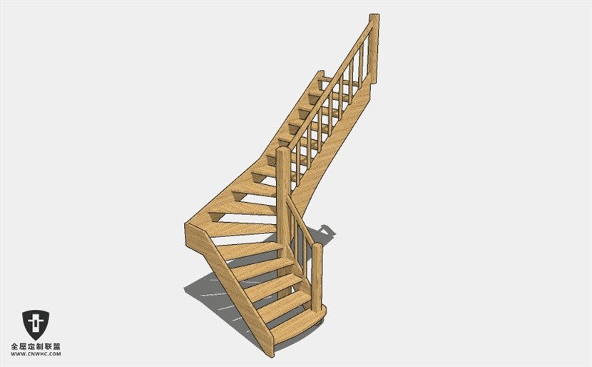 旋转楼梯SketchUp模型库草图大师模型下载038