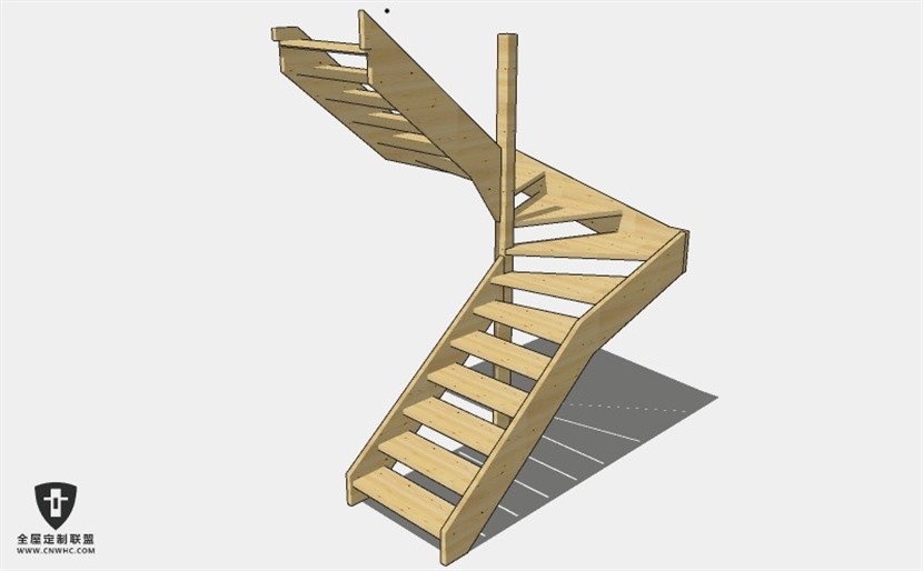 旋转楼梯SketchUp模型库草图大师模型下载041