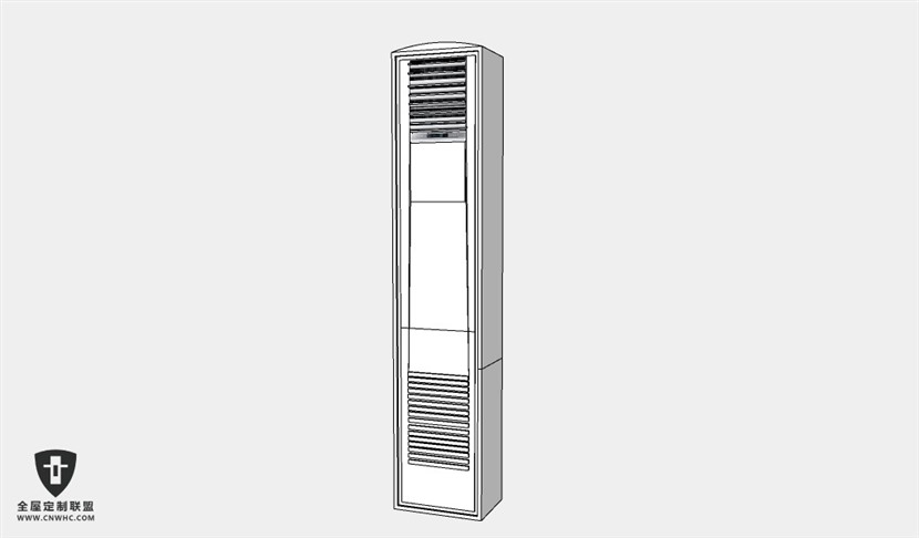 家用电器立柜式空调SketchUp模型库草图大师模型下载013