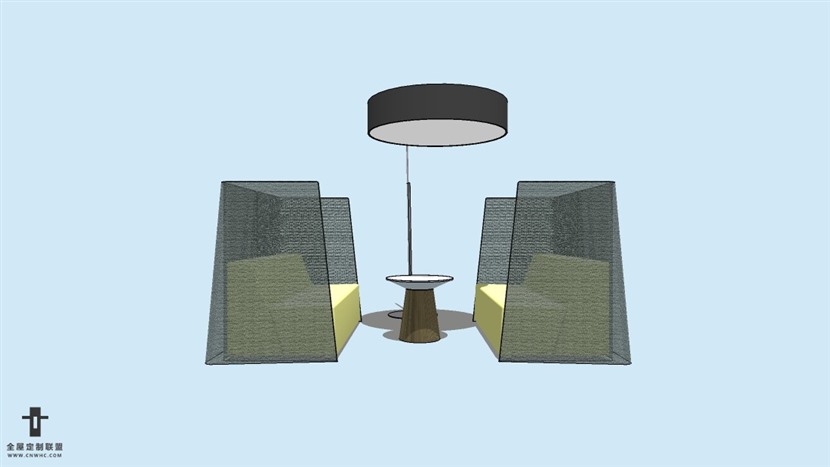 SketchUp精品桌子椅子模型草图大师桌椅组合模型下载-063SKP模型