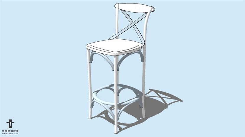 SketchUp草图大师精品欧式椅子模型下载-ArmChair-108SKP模型